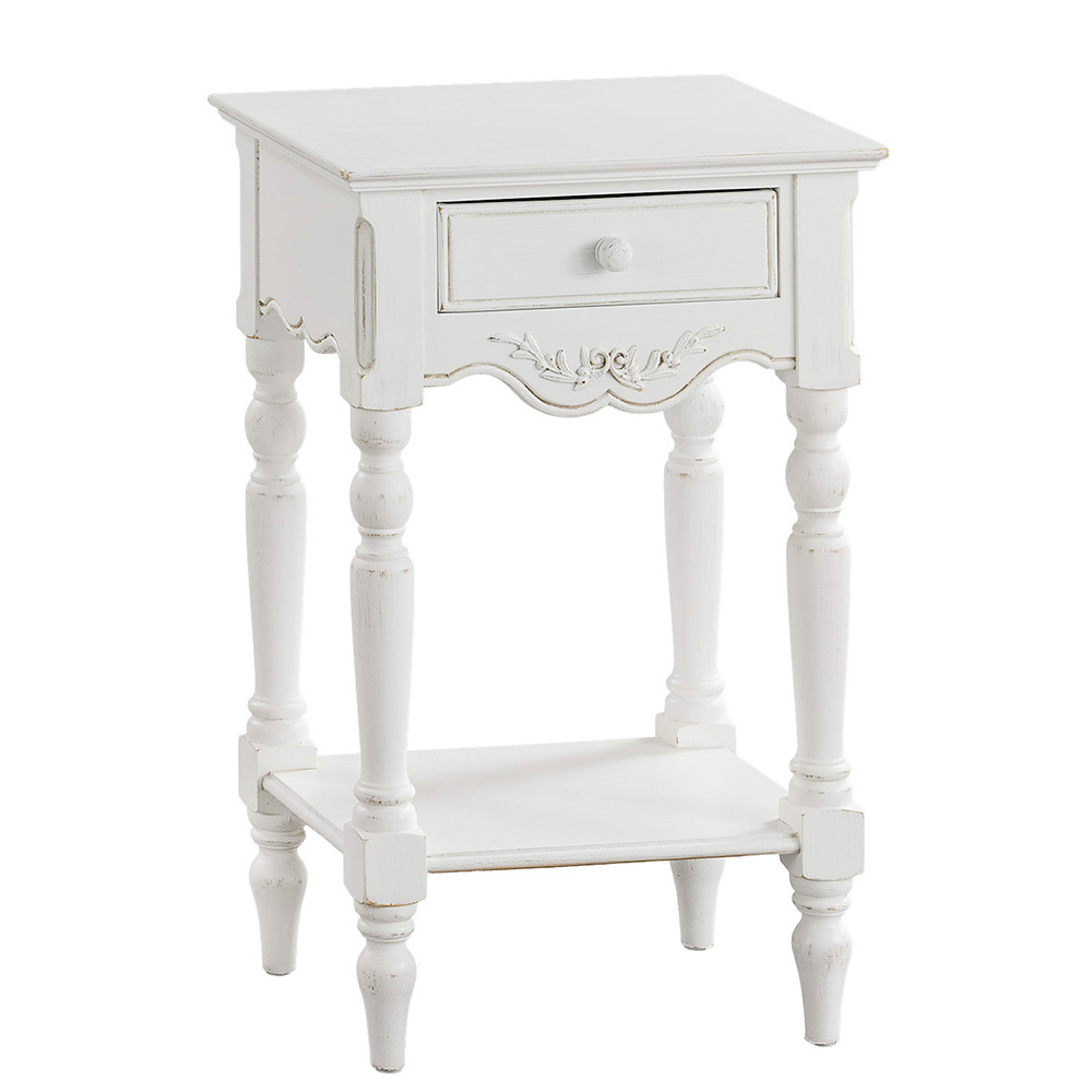 Brittany 1 Drawer Bedside White by Early Settler Style Sourcebook