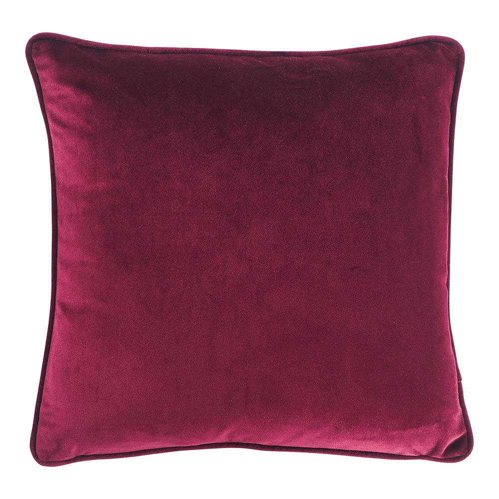 Plum Velvet Cushion 45x45Cm by Early Settler Style Sourcebook