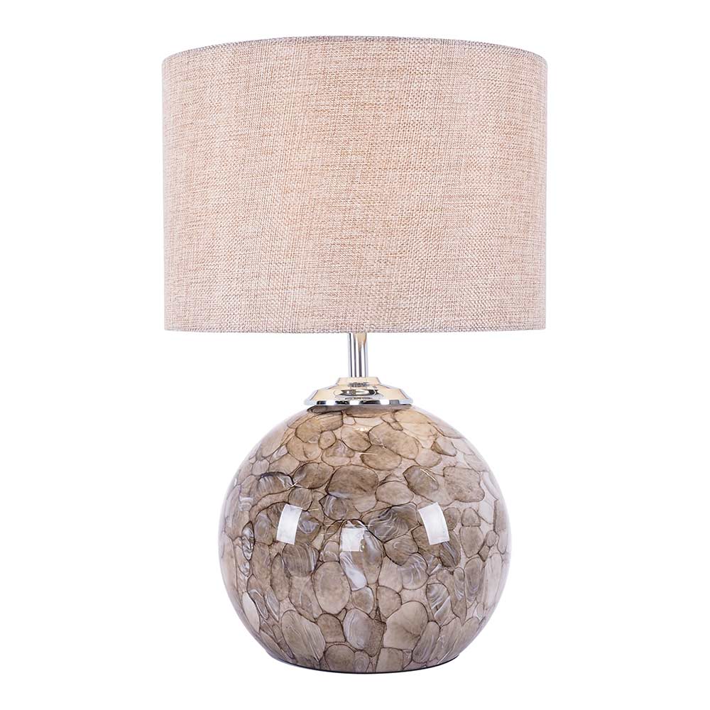 Marbled Glass Table Lamp 38cm by Early Settler Style Sourcebook
