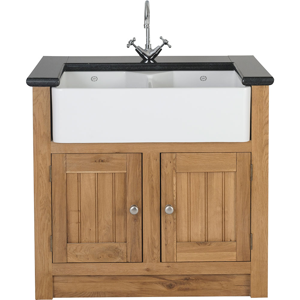 Orchard Oak 2 Door Sink 980x665x900mm by Early Settler Style