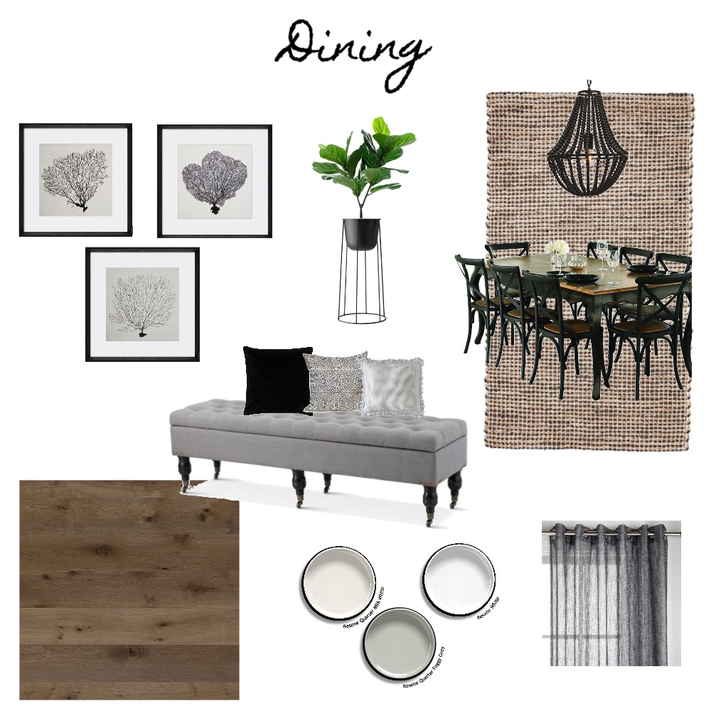 Dining Interior Design Mood Board by emmakongstyling31 Style Sourcebook