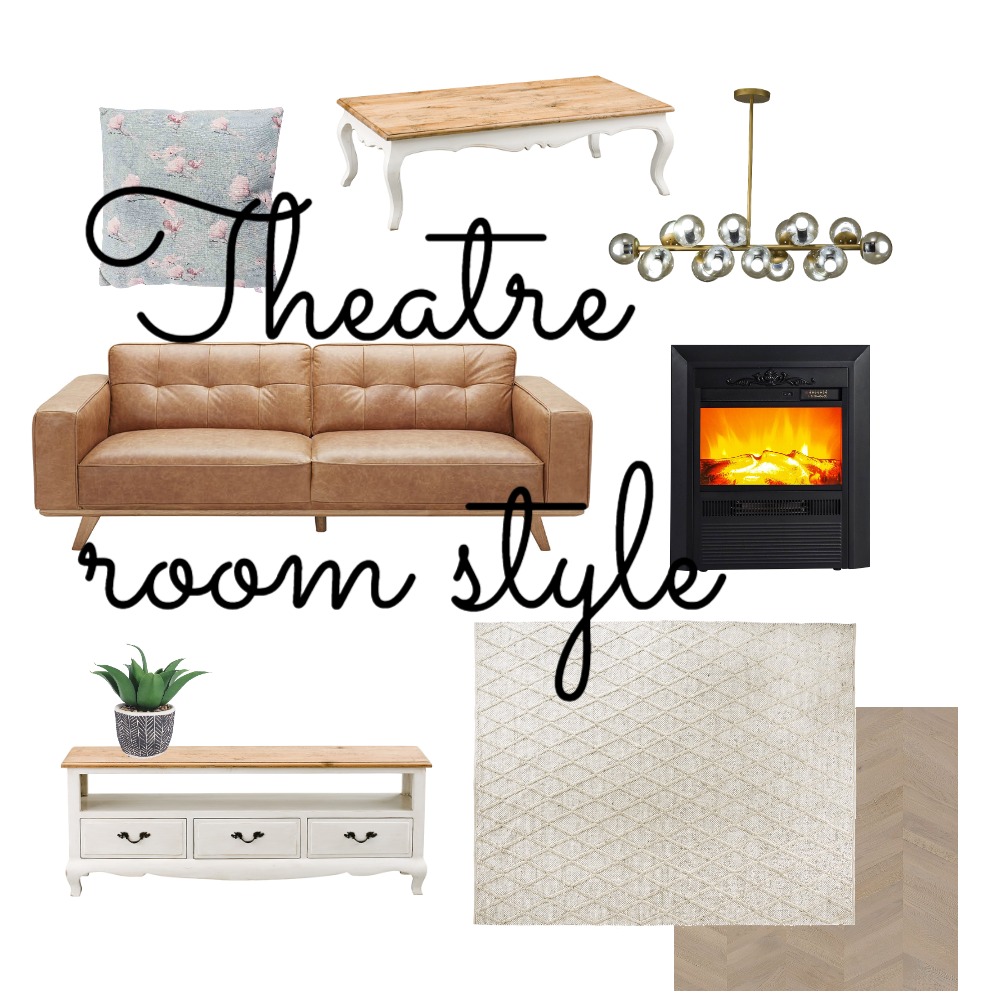 Theatre Room Interior Design Mood Board by Michmad | Style Sourcebook