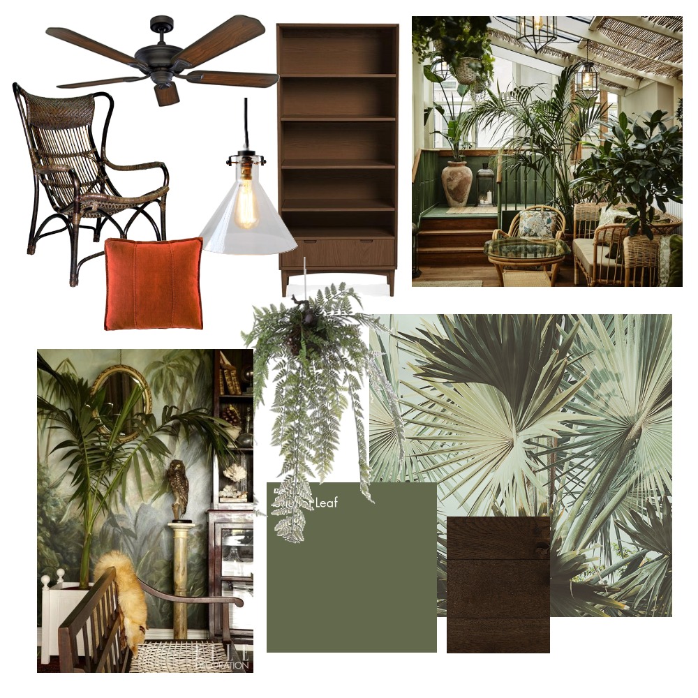 Tropical Retreat Interior Design Mood Board by erin_burmeister Style