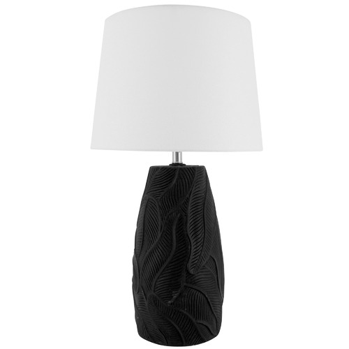 Lucia Ceramic Table Lamp Base Colour Shade Colour Black White By Temple Webster Style Sourcebook