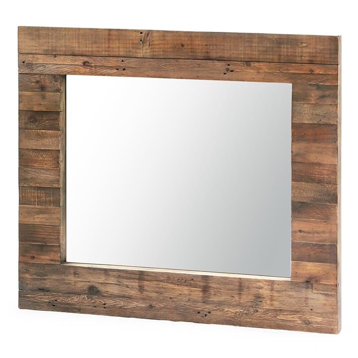 Bohemian Reclaimed Timber Frame Wall Mirror,130cm by PGT Reclaimed ...