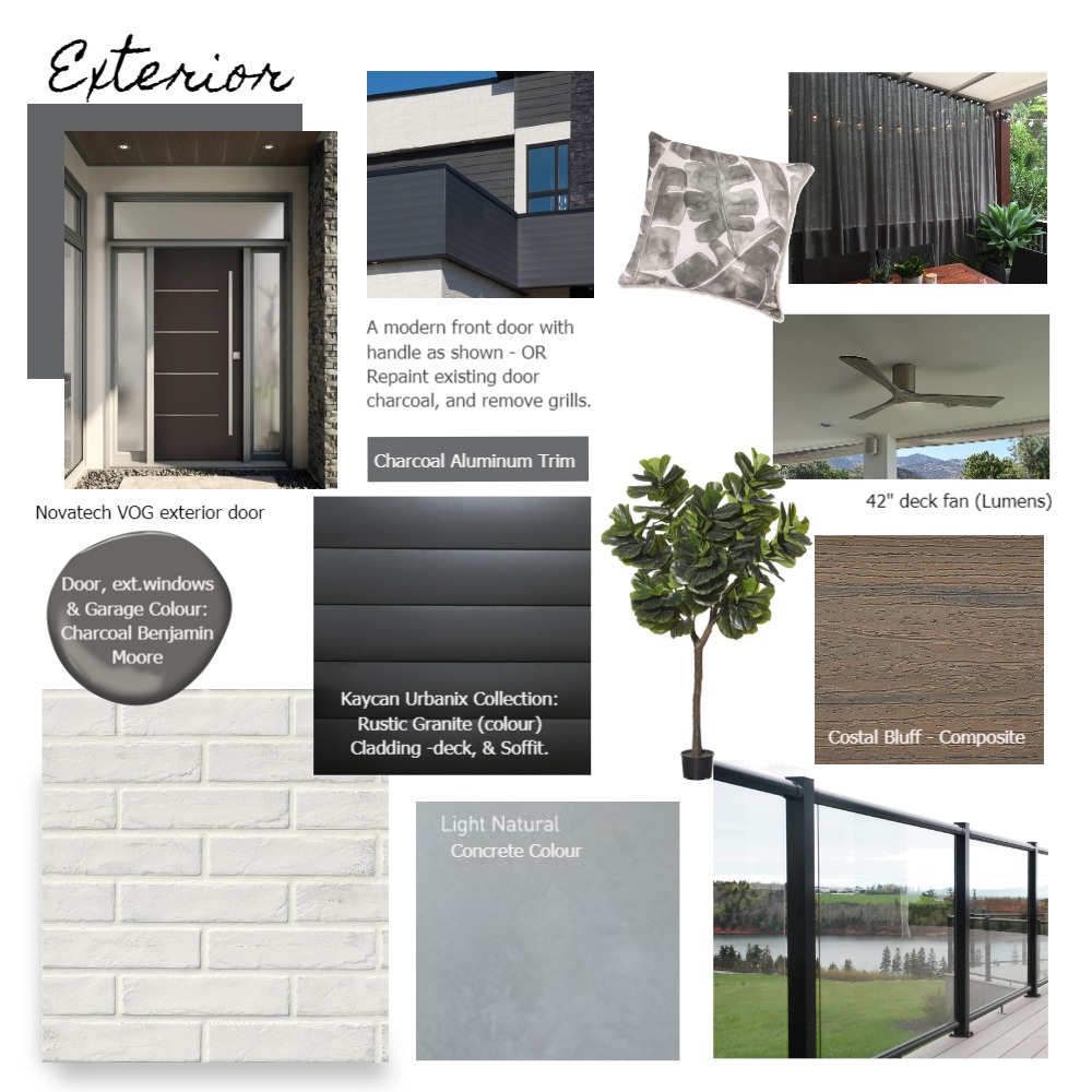 Exterior front Interior Design Mood Board by StephTaves Style