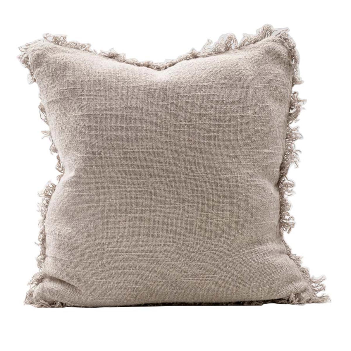 BEDOUIN FEATHER FILL CUSHION 50X50CM in natural by OzDesignFurniture